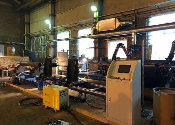 Q345 Carbon Steel 28.5Kw 8000mm Tube Cladding Machine